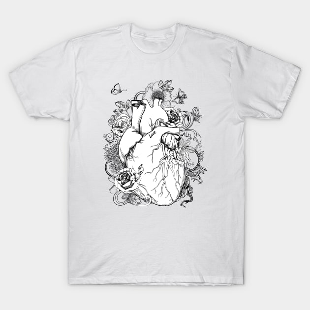 Heart 2 T-Shirt by EveFarb